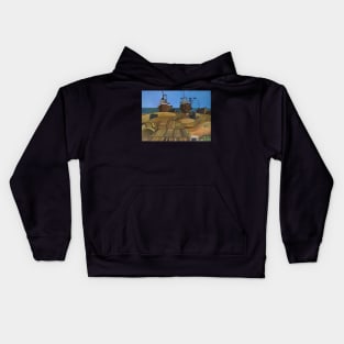 Dungeness Beach Fishing Boats Kent Kids Hoodie